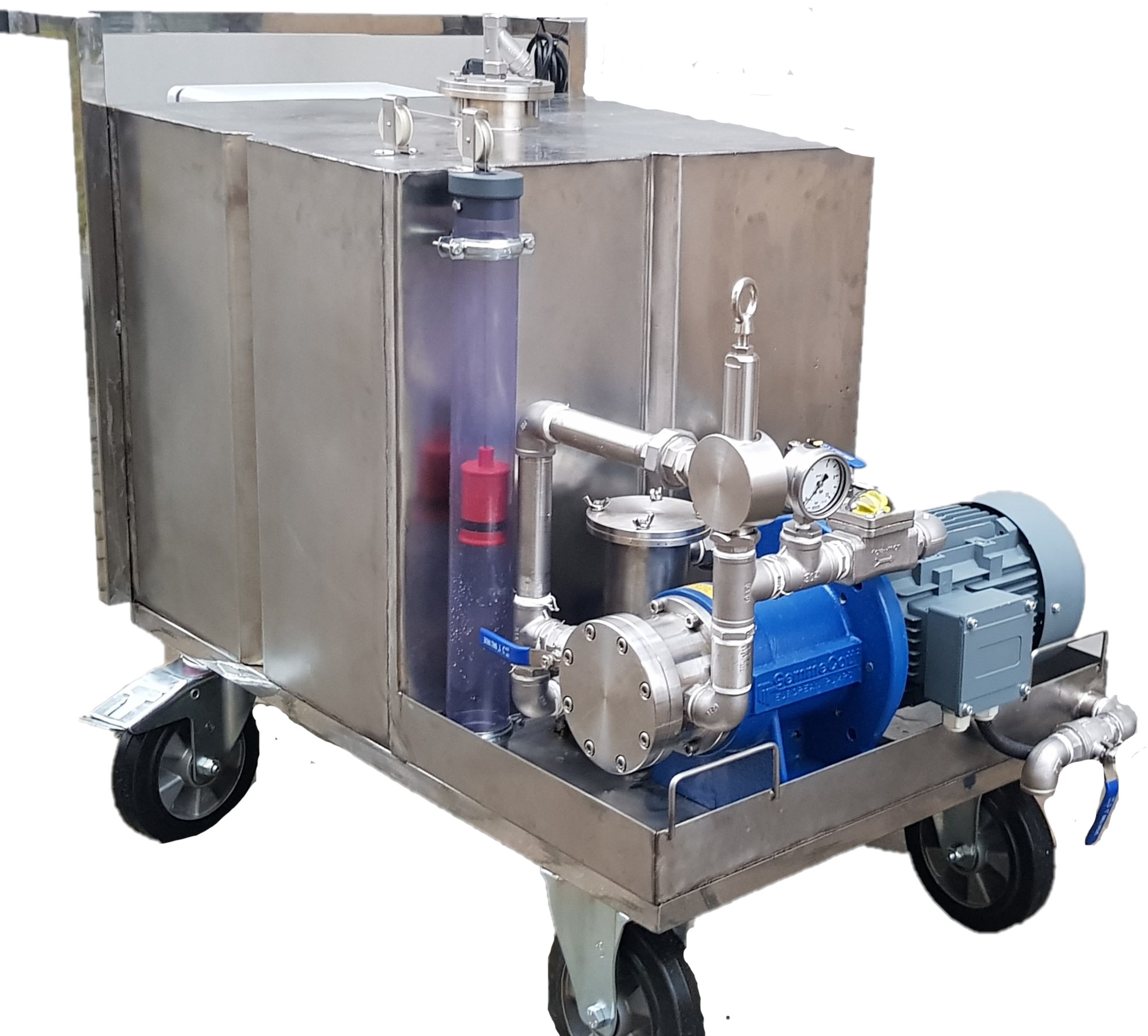 Mobilna stacja transferowa płynów chłodniczych