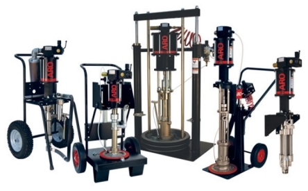 Pompy tłokowe - zestawy beczkowe i kontenerowe do farb graficznych