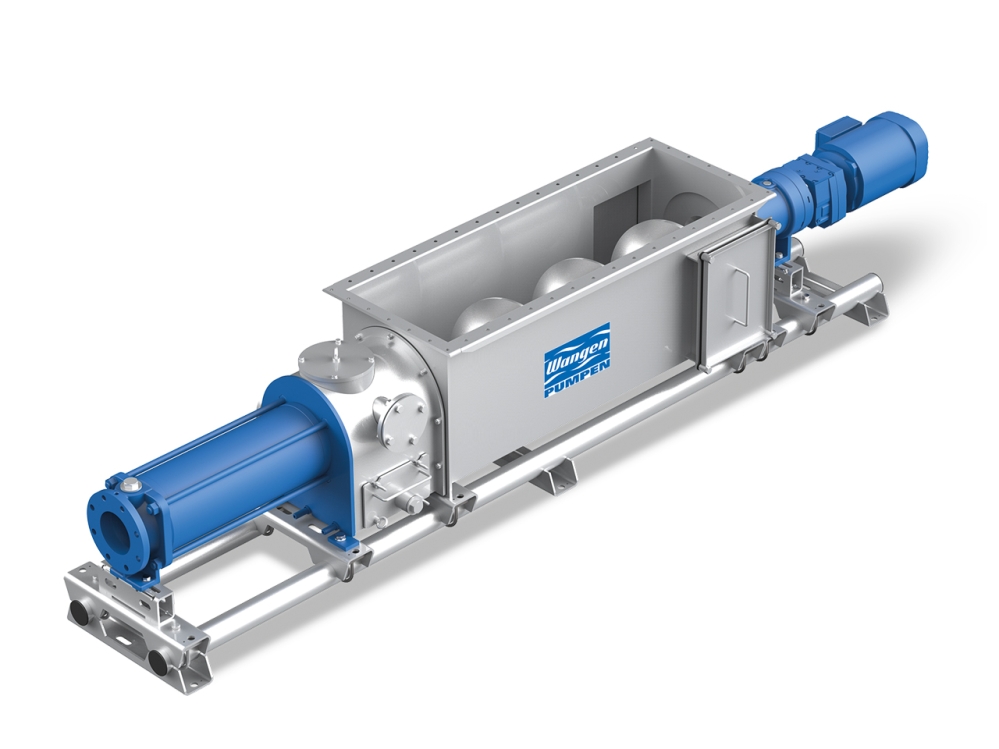 Wprowadzanie ciał stałych - Efektywne podawanie substratu stałego - pompy ślimakowe WANGEN BIO-MIX
